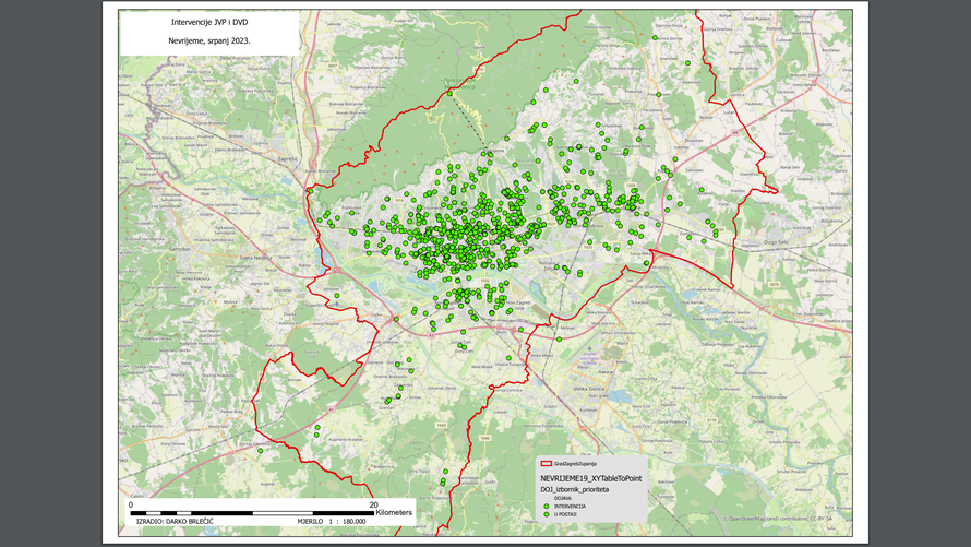 Građani Zagreba do sada podnijeli gotovo 2000 prijava štete zbog olujnih nevremena