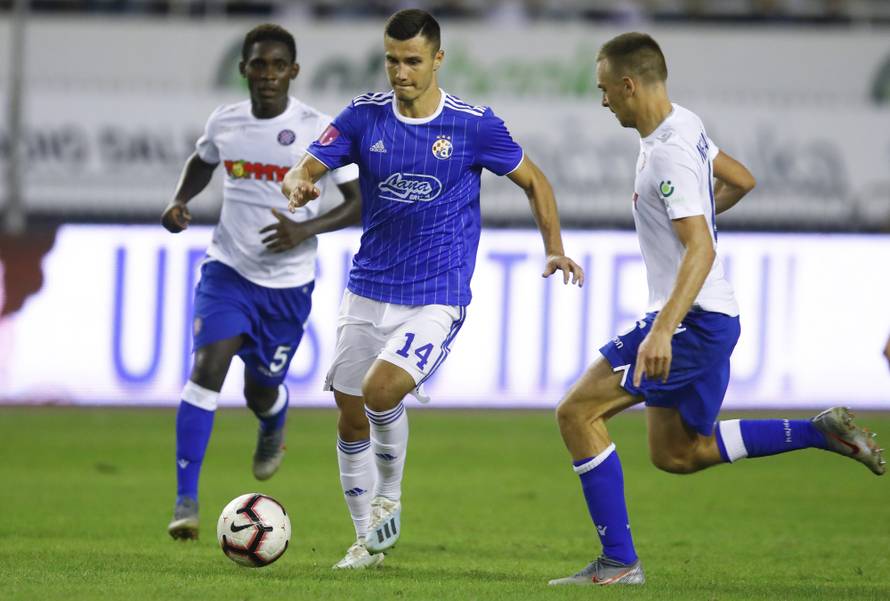 Split: HNK Hajduk i GNK Dinamo u okršaju 7. kola Prve HNL na Poljudu