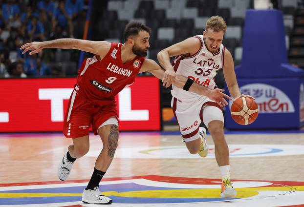FIBA World Cup 2023 - First Round - Group H - Latvia v Lebanon