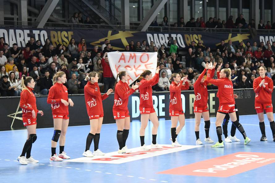 Koprivnica: Susret 10. kola A skupine rukometne Lige prvakinja Podravka Vegeta - CS Gloria