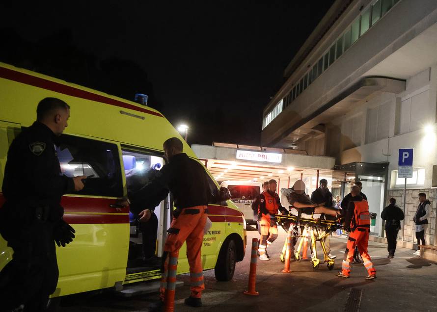 Požar u splitskom zatvoru, zatvorenici dolaze na hitni prijem u Firule 