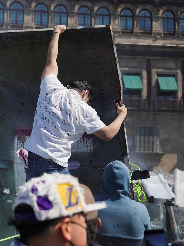 Protest against insecurity and corruption in the country, in Mexico City