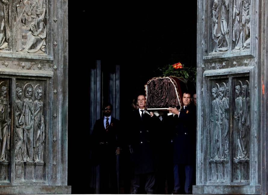 Exhumation of late Spanish dictator Francisco Franco in Spain