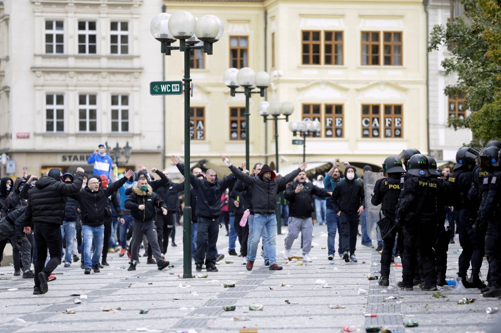 Demonstration against the Czech government's COVID-19 restrictions in Prague