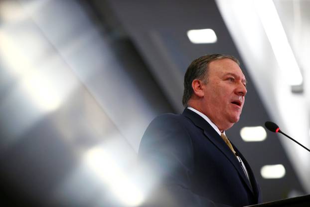 Central Intelligence Agency Director Mike Pompeo speaks at The Center for Strategic and International Studies in Washington