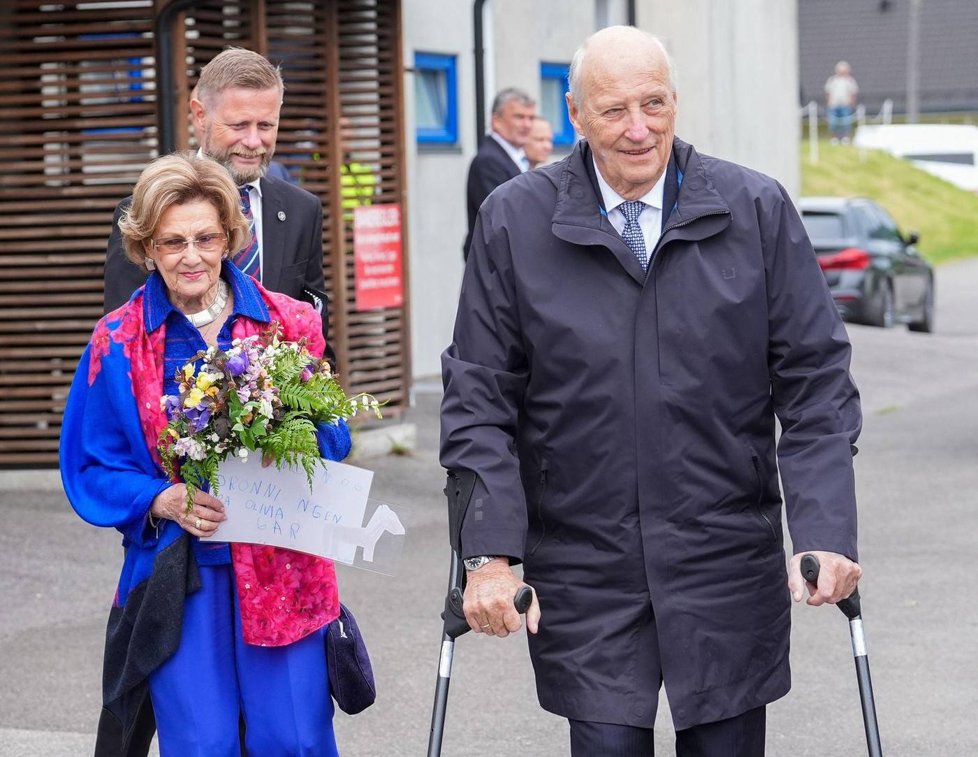 Moi 20240528. King Harald and Queen Sonja visit Moi in Lund municipality in Rogaland in connection with the county visits to Agder and Rogaland 26-30 May.
Photo: Lise serud / NTB