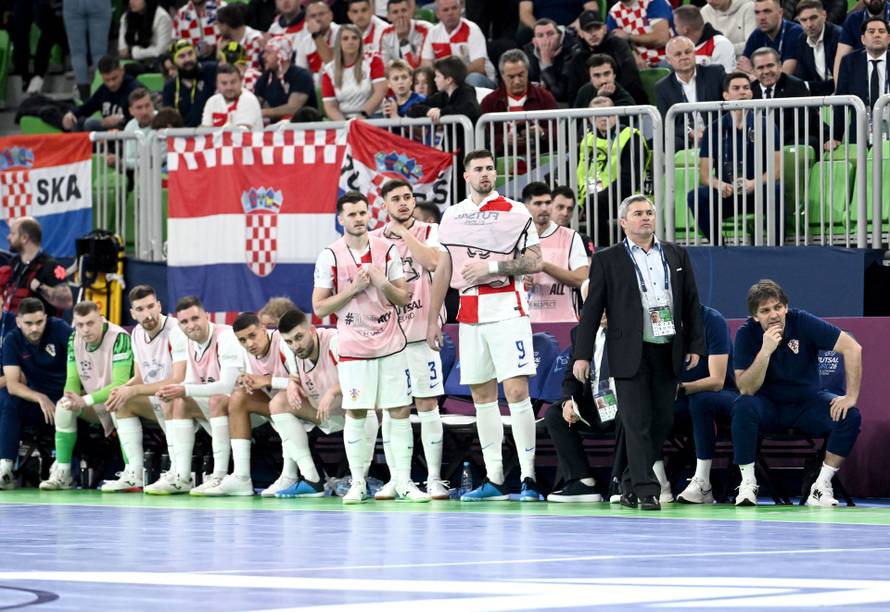 Susret Hrvatske i Španjolske u polufinalu Europskog prvenstva u futsalu