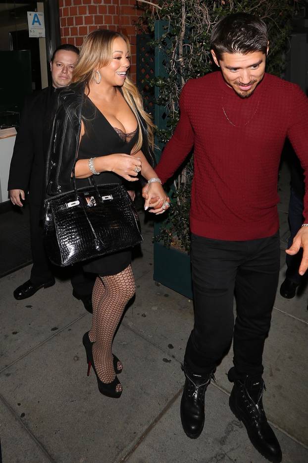 Mariah Carey and Bryan Tanaka out for dinner at Mr. Chow