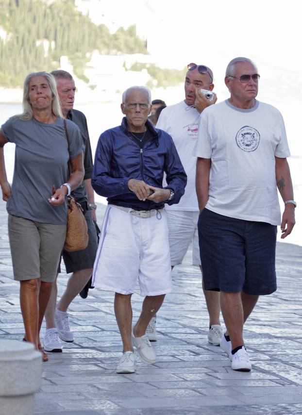 ARHIVA - 2009. Dubrovnik: Giorgio Armani uživao je u šetnji Stradunom