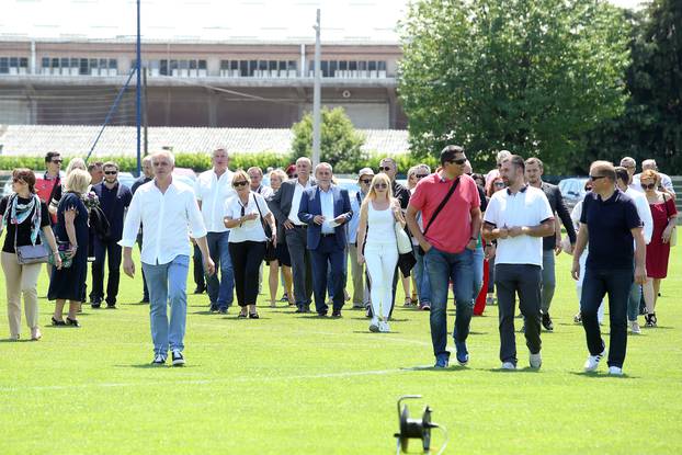 Zagreb: Prezentacija projekta Hrvatskog nogometnog doma i nacionalnog stadiona