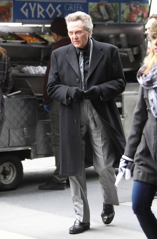 New York: Christopher Walken na snimanju filma Gods Behaving Badly