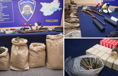 U vrećama su nosili oružje i 15 kila marihuane: Uhvatili su ih...