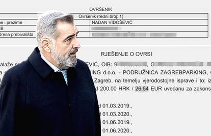 Nadana Vidoševića osudili su za izvlačenje milijuna, a sad mu je stigla i ovrha Zagrebparkinga!