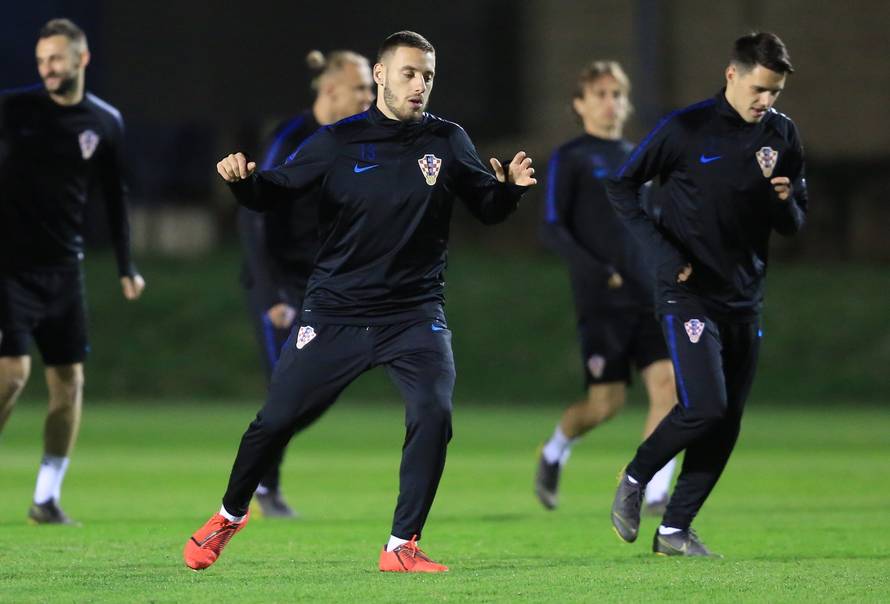 Zagreb: Hrvatska nogometna reprezentacija odradila trening