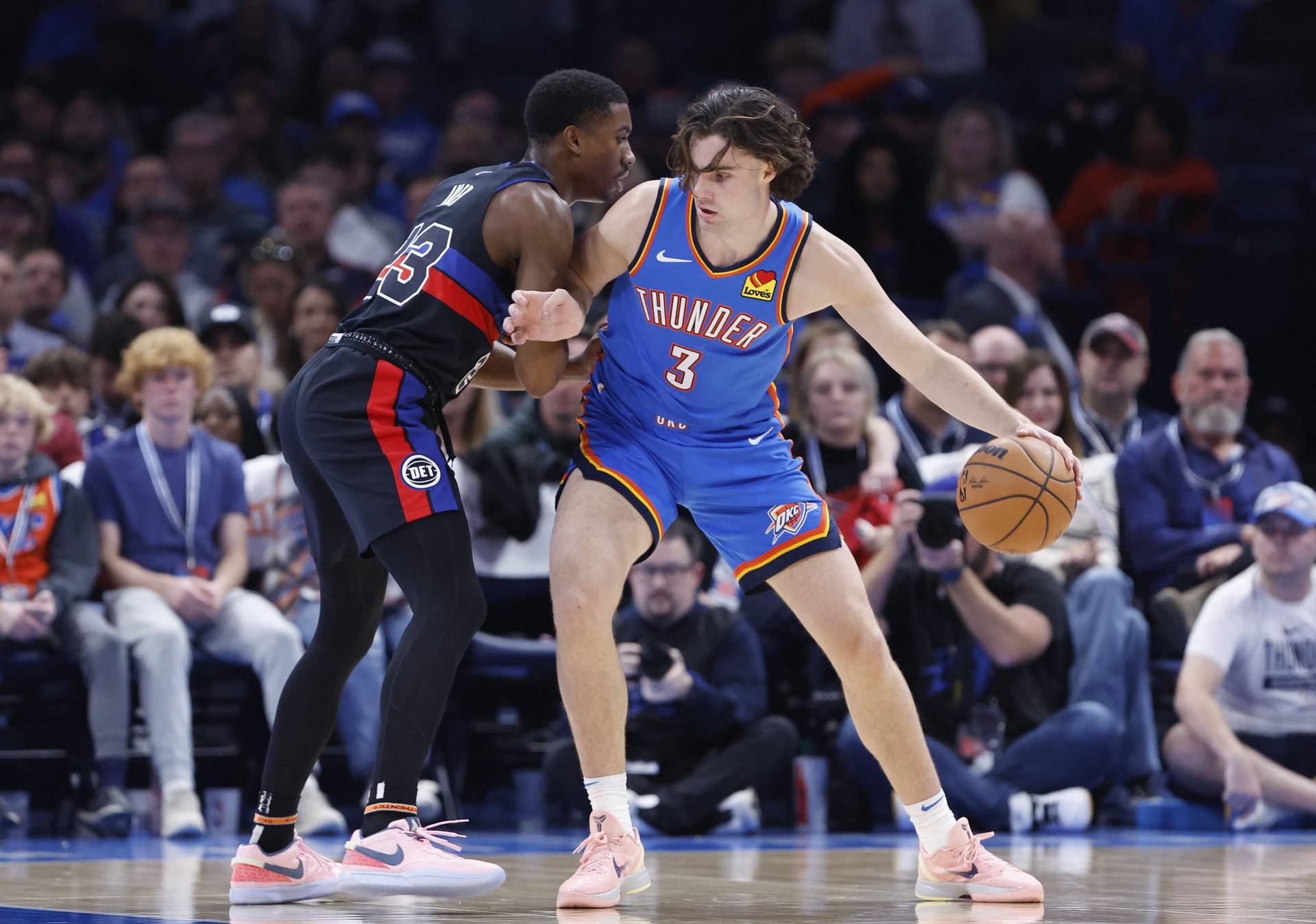 NBA: Detroit Pistons at Oklahoma City Thunder