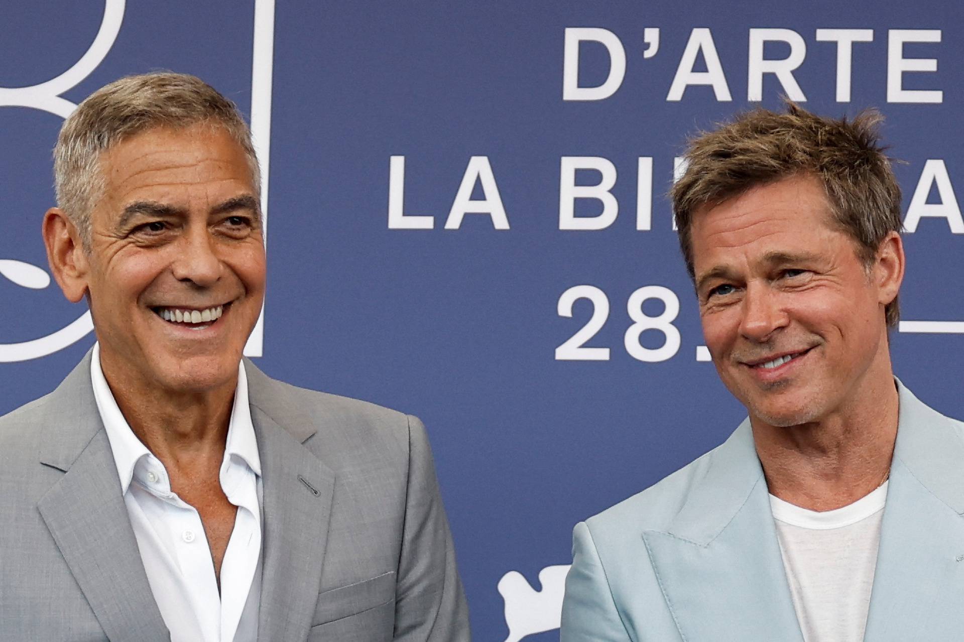 Photocall for the movie "The Wolfs" out of competition at the 81st Venice Film Festival