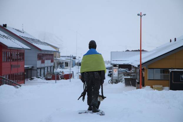Anniversary of the beginning of the war Ukraine - Svalbard