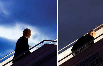VIDEO Što je bilo, Joe? Biden je pao dok se penjao stepenicama u avion u Varšavi: 'Oporavio se'