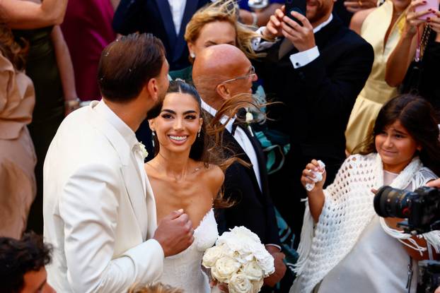 Manchester City goalkeeper and italy captain Gianluigi Donnarumma marries Alessia Elefante in Locorotondo