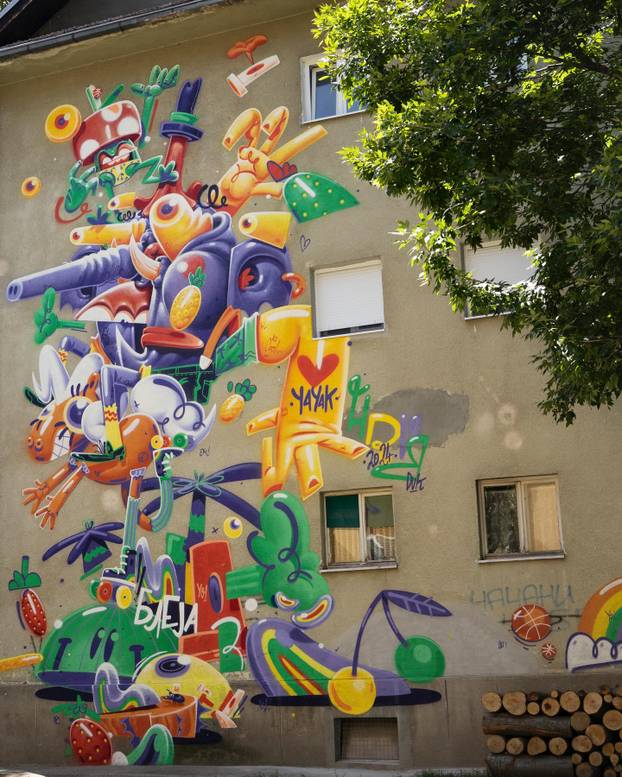 FOTO Grad pretvoren u galeriju: Pogledajte predivne murale na kućama i zgradama u Čačku