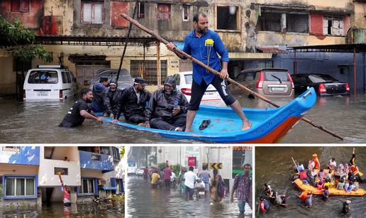 VIDEO Indijski megagrad je pod vodom! Ciklona izazvala kaos i potopila Chennai: 'Jako patimo'