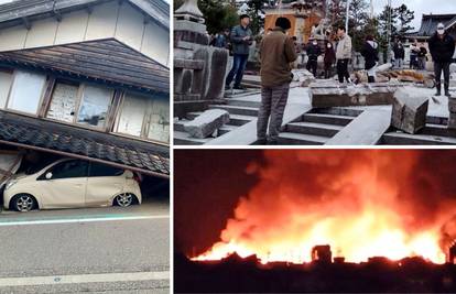 Japan pogodili razorni potresi, najjači 7,5 po Richteru. Poginulo je do sada najmanje četvero