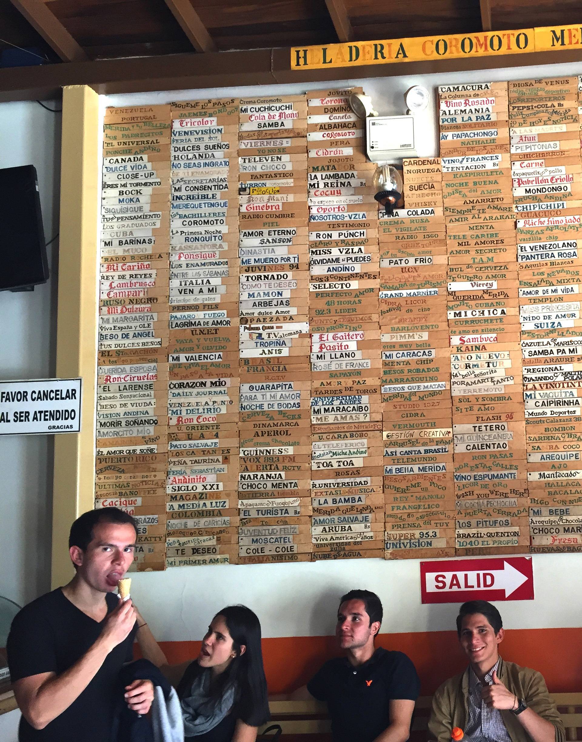 Mister Oliveira and the 870 types of ice cream