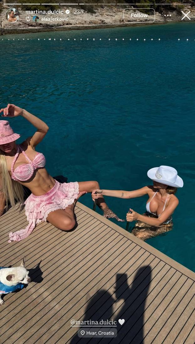 FOTO 'Splitska Barbika' imala je djevojačku na brodu, uskoro će se udati za poznatog sportaša