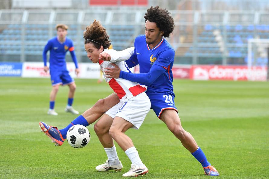 Varaždin: Elitno kolo kvalifikacija za Euro U-19, skupina 3, 3. kolo, Francuska - Hrvatska
