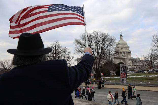 Anti-abortion demonstrators gather in Washington D.C. for the annual March for Life