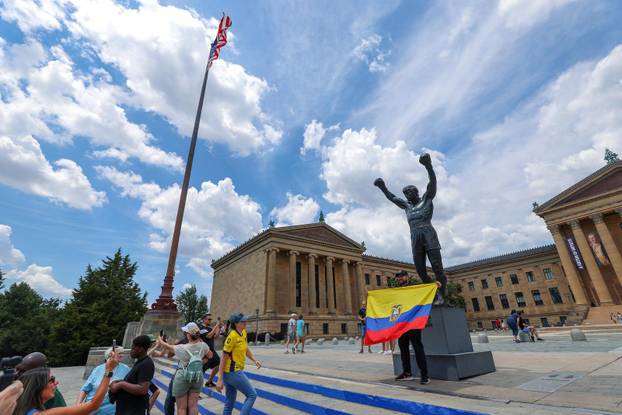 SP 2026 Philadelphia: Hrvatski navijači posjetili popularne Rocky Steps i Rocky Statue