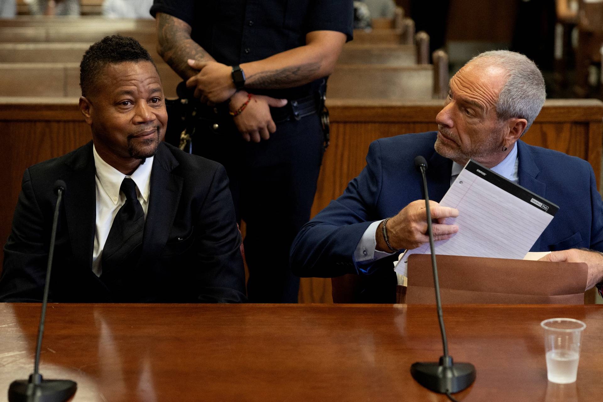 Actor Cuba Gooding Jr. appears in New York Criminal Court