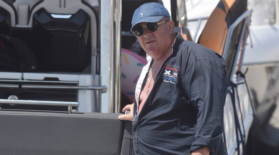 Željko Kerum uživa na svom brodu u Rogoznici