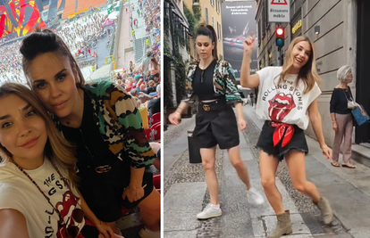 Marijana i Viktorija zaplesale su na milanskim ulicama: Da ne ispadne da smo tu radi trgovina