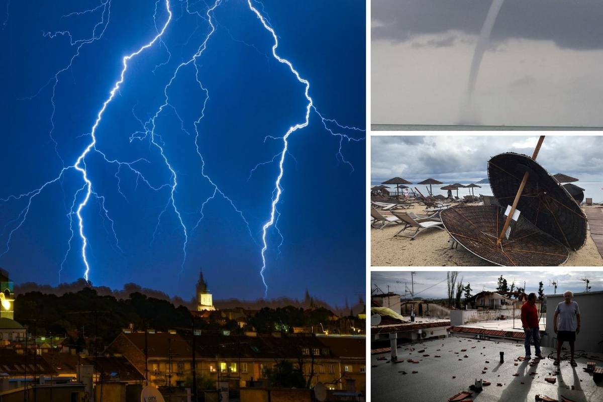 Oluje haraju Mediteranom, kiša i grmljavina dolaze u Hrvatsku