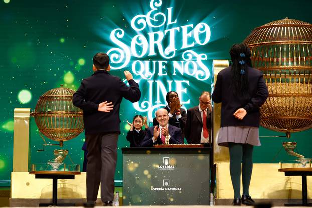 Christmas lottery "El Gordo" (The Fat One) in in Madrid