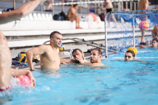 Zagreb: Trening hrvatske vaterpolo reprezentacije