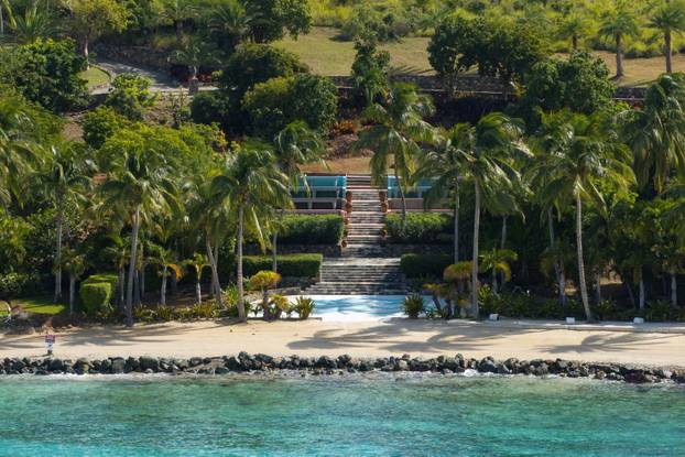 Little Saint James, the small private island formerly owned by the late financier Jeffrey Epstein