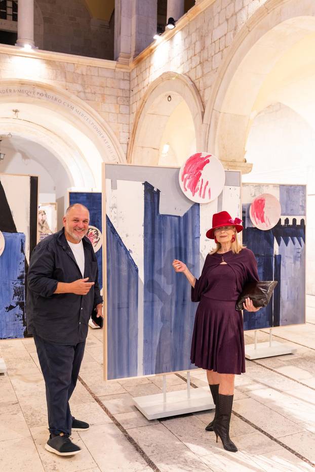 Dubrovnik: Saša Šekoranja otvorio izložbu svojih radova u atriju palače Sponza
