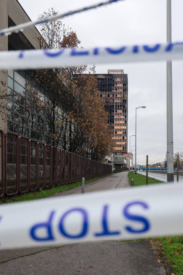 Zagreb: Započeo je očevid nebodera Vjesnik