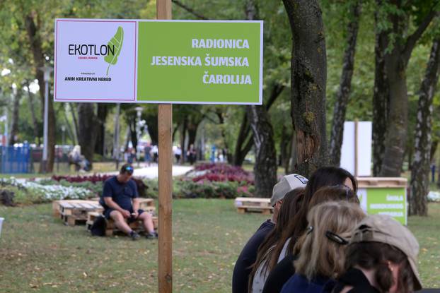 Zagreb:  Ekotlon na jezeru Bundek 2