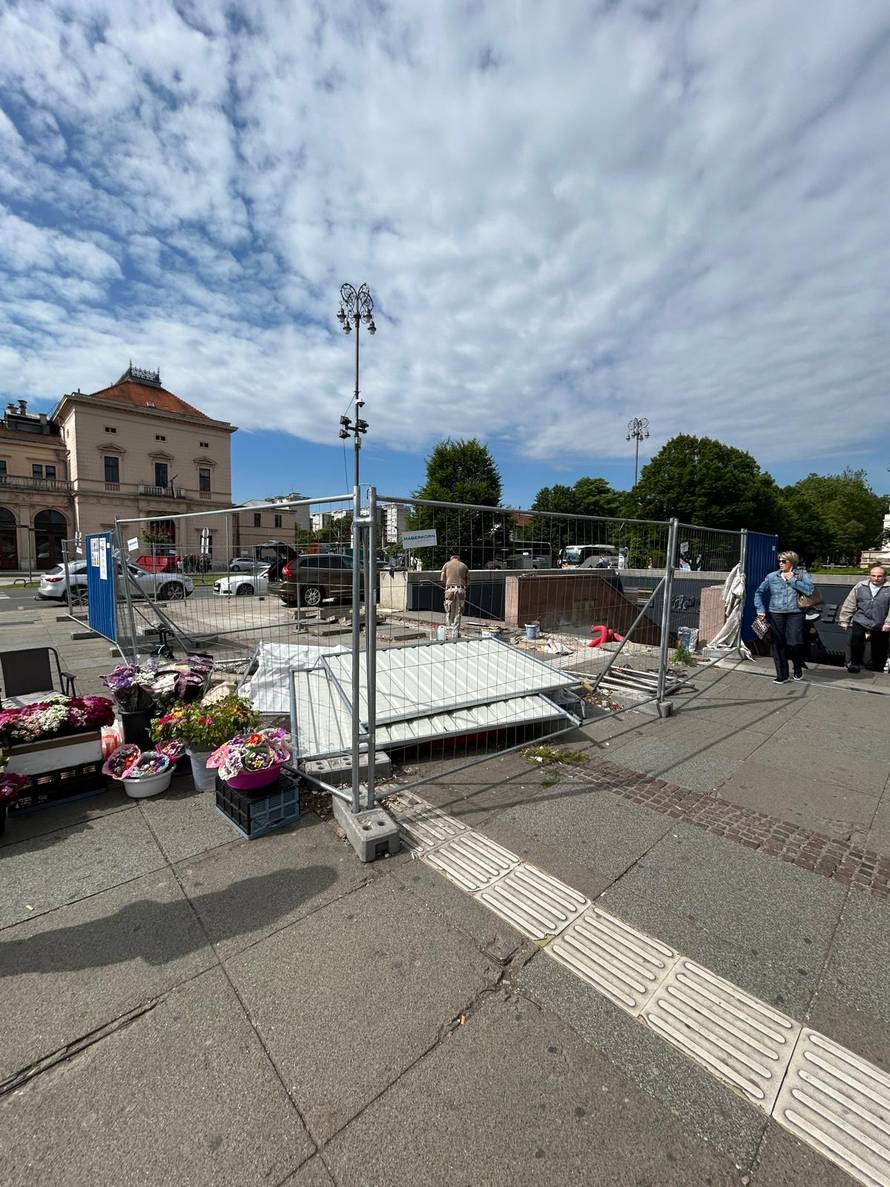 FOTO Je li moguće? Jedan radnik betonira oko stuba od 800.000 € na koje se čeka već 2 godine!