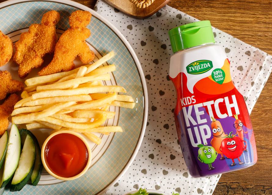 Zvijezda Ketchup Kids s 30 % manje šećera u novom, još zabavnijem pakiranju!