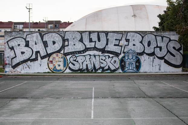 Murali i grafiti Bad Blue Boysa posvećeni Dinamu