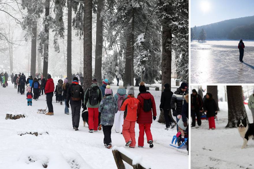 Velika gužva, svi žele na snijeg koji ovako nije dugo pao: Naša noć na 19 stupnjeva ispod nule