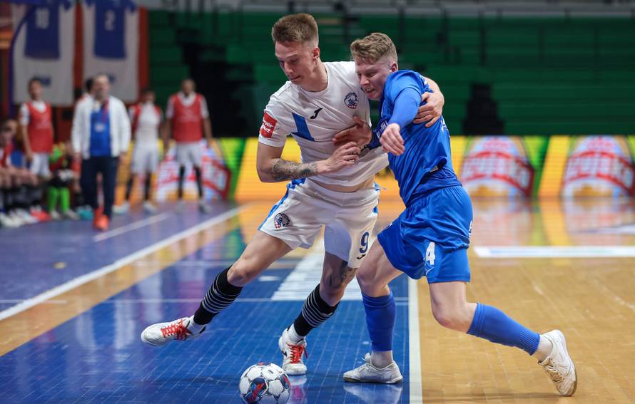 Susret Futsal Dinama i Osijeka u 2. utakmici polufinala SuperSport Hrvatske malonogometne liga