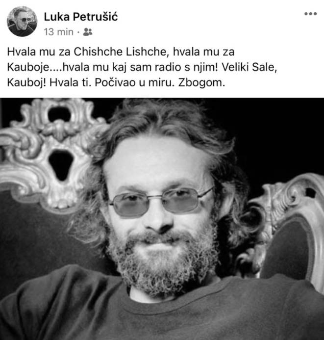 Preminuo je glumac Saša Anočić