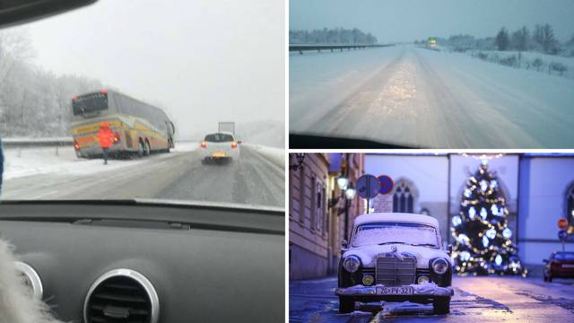 Zabijelilo se pola Hrvatske, a snijeg donio probleme na ceste