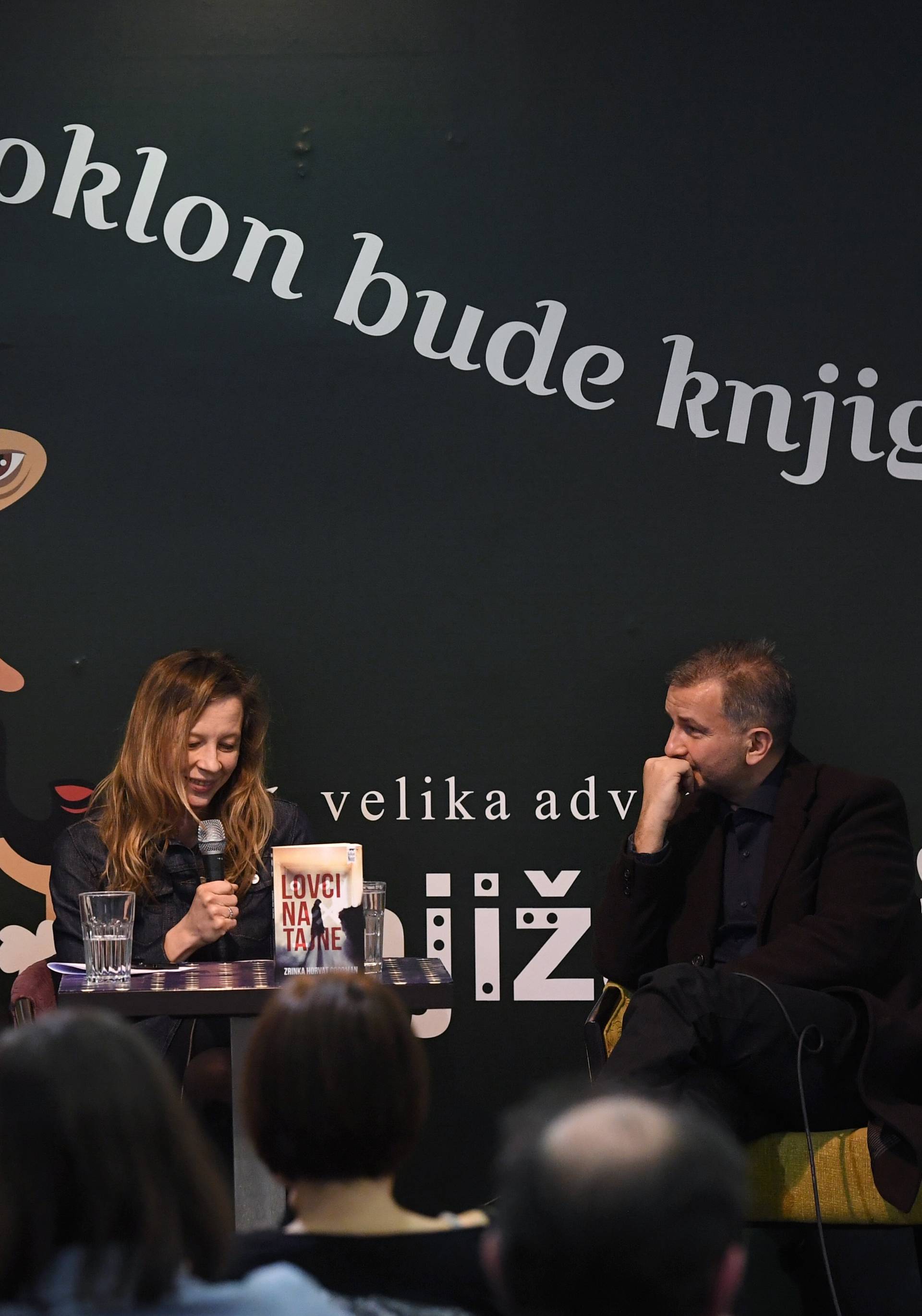 Zagreb: Predstavljen novi roman Zrinke Horvat Goodman "Lovci na tajne"