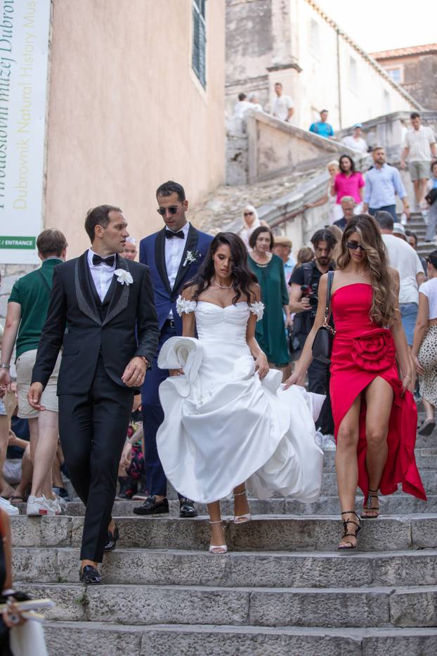 Zrinka Šahurić i Bojan Bogdanović vjenčali su se u Dubrovniku 